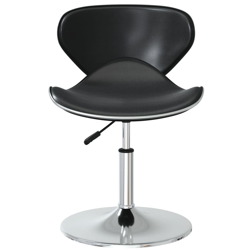 Sedie da Pranzo 4 pz Nere in Similpelle 3088576