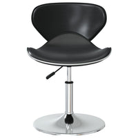 Sedie da Pranzo 4 pz Nere in Similpelle 3088576