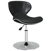 Sedie da Pranzo 6 pz Nere in Similpelle