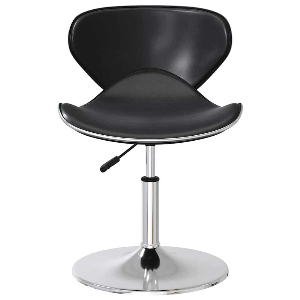 Sedie da Pranzo 6 pz Nere in Similpelle