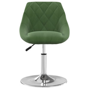 Sedie da Pranzo Girevoli 4 pz Verde Scuro in Velluto 3088761