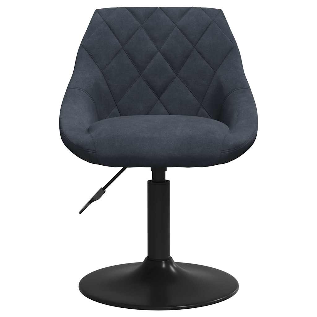 Sedie da Pranzo Girevoli 6 pz Grigio Scuro in Velluto cod mxl 57091