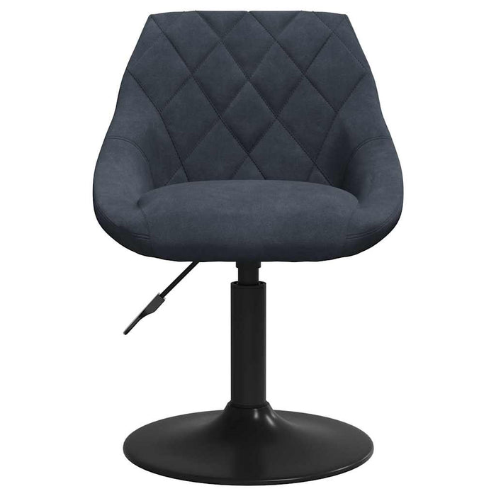 Sedie da Pranzo Girevoli 6 pz Grigio Scuro in Velluto cod mxl 57091