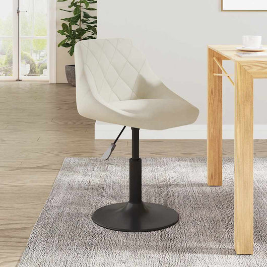 Sedia da Pranzo Crema in Velluto 3088812