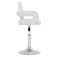 Sedie da Pranzo Girevoli 6 pz Bianche in Similpelle 3089116