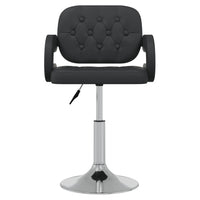 Sedie da Pranzo Girevoli 6 pz Nere in Similpellecod mxl 97477