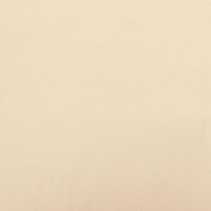 Sedie da Pranzo Girevoli 4 pz Crema in Velluto 3089288