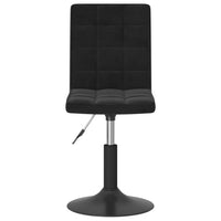 Sedie da Pranzo Girevoli 6 pz Nere in Velluto 3089297