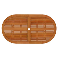 Set da Pranzo per Giardino 5 pz in Legno Massello di Eucalipto 3087338