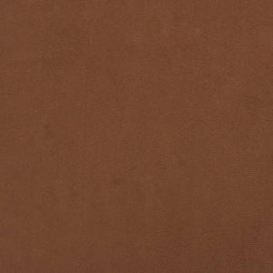 Sgabello Rotondo con Contenitore Marrone in Velluto 31 x 37 cm