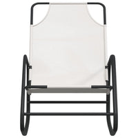 Sdraio sdraio prendisole lettino da giardino terrazza mobili da esterno a dondolo acciaio e tessili color crema 02_0012969