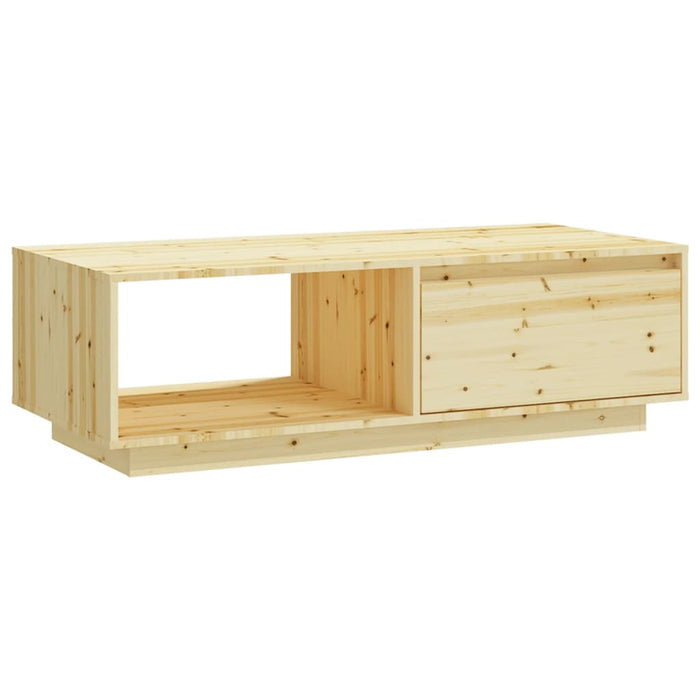 Tavolino da Salotto 110x50x33,5 cm in Legno Massello di Abete cod mxl 9172