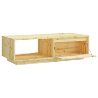 Tavolino da Salotto 110x50x33,5 cm in Legno Massello di Abete cod mxl 9172