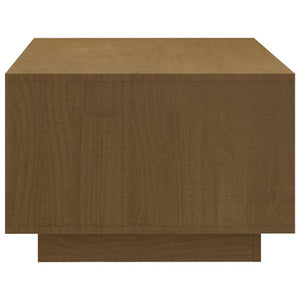 Tavolino Marrone ambra 110x50x33,5 cm in Legno Massello di Pino 809885
