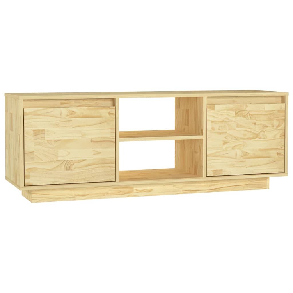 Mobile Porta TV-Mobile per TV-Credenza TV 110x30x40 cm in Legno Massello di Pino