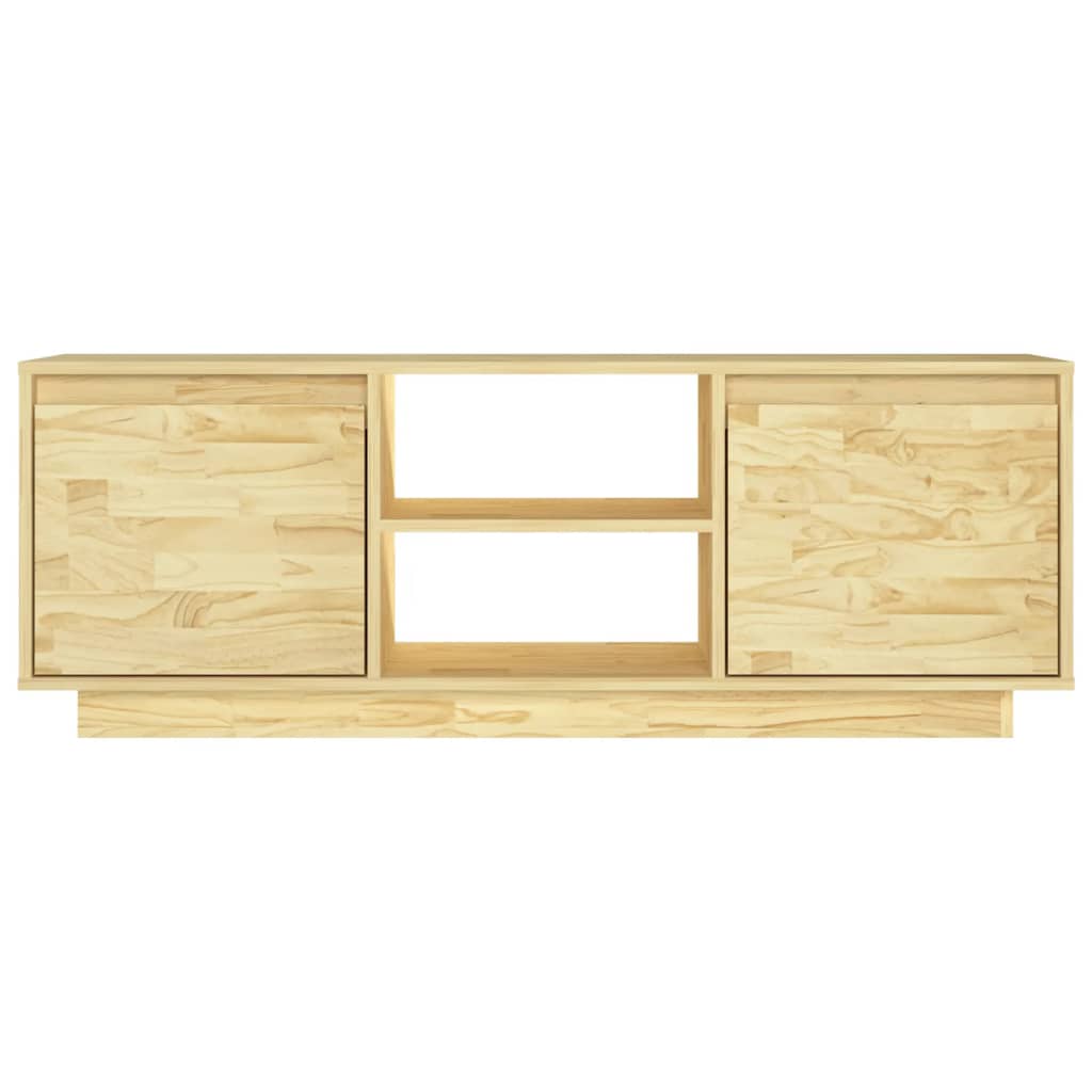 Mobile Porta TV-Mobile per TV-Credenza TV 110x30x40 cm in Legno Massello di Pino