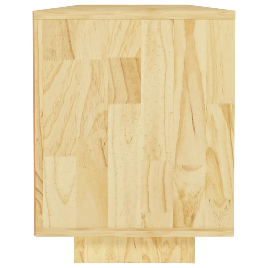 Mobile Porta TV-Mobile per TV-Credenza TV 110x30x40 cm in Legno Massello di Pino