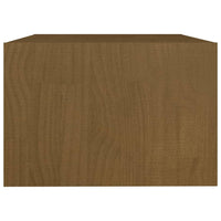 Tavolino da Salotto ambra 75x50x33,5 cm Legno Massello di Pino 809909