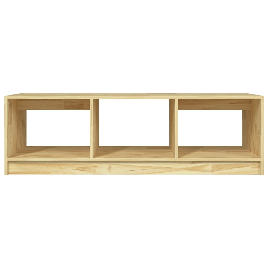 Tavolino da Salotto 110x50x34 cm Legno Massello di Pino 809912