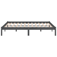 Giroletto Grigio in Legno Massello di Pino 200x200 cm 810039