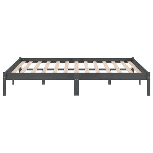 Giroletto Grigio in Legno Massello di Pino 200x200 cm 810039