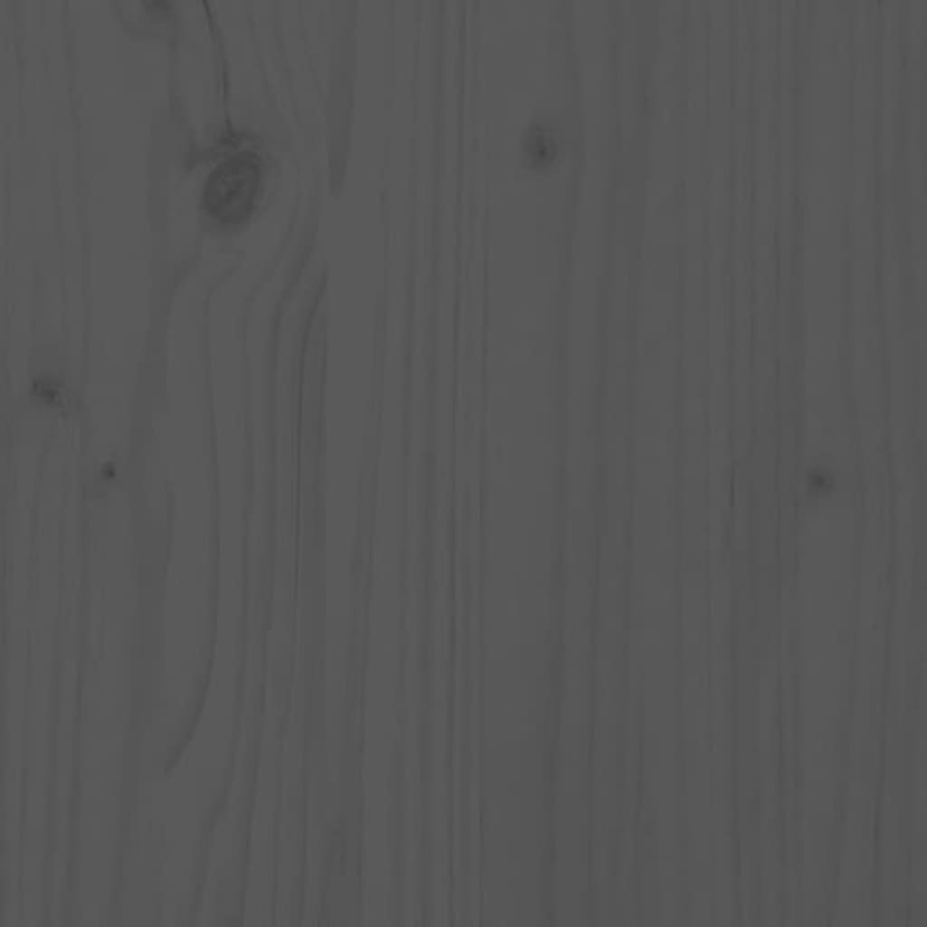 Giroletto Grigio in Legno Massello di Pino 140x190 cm 810129