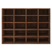 Scarpiera in Legno Multistrato 92x30x67,5 cm Rovere Marrone 340220