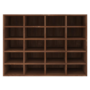 Scarpiera in Legno Multistrato 92x30x67,5 cm Rovere Marrone 340220