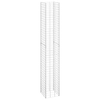 Fioriere Rialzate a Gabbione 3 pz 30x30x200 cm in Ferro