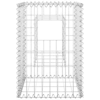 Cesti a Gabbione a Torre 2 pz 40x40x60 cm in Ferro 151259
