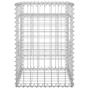Cesti a Gabbione a Torre 2 pz 40x40x60 cm in Ferro cod mxl 67298