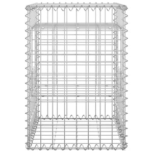 Cesti a Gabbione a Torre 2 pz 40x40x60 cm in Ferro 151259