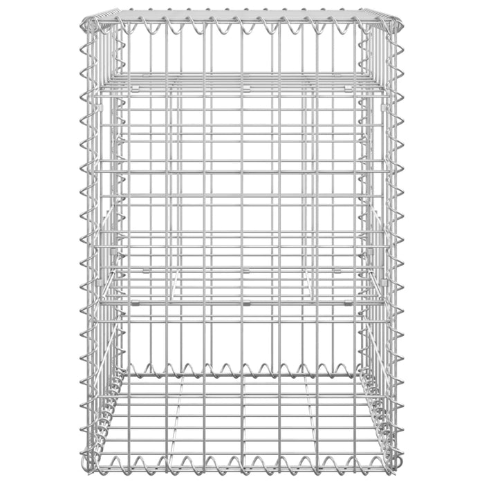 Cesti a Gabbione a Torre 2 pz 40x40x60 cm in Ferro 151259
