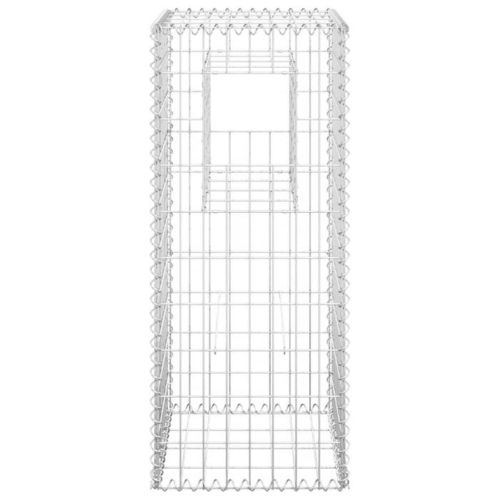Cesto a Gabbione a Torre 40x40x100 cm in Ferro cod mxl 59831