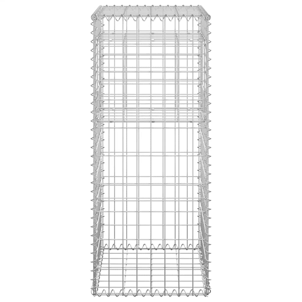 Cesto a Gabbione a Torre 40x40x100 cm in Ferro cod mxl 59831