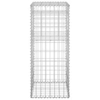 Cesto a Gabbione a Torre 40x40x100 cm in Ferro cod mxl 59831