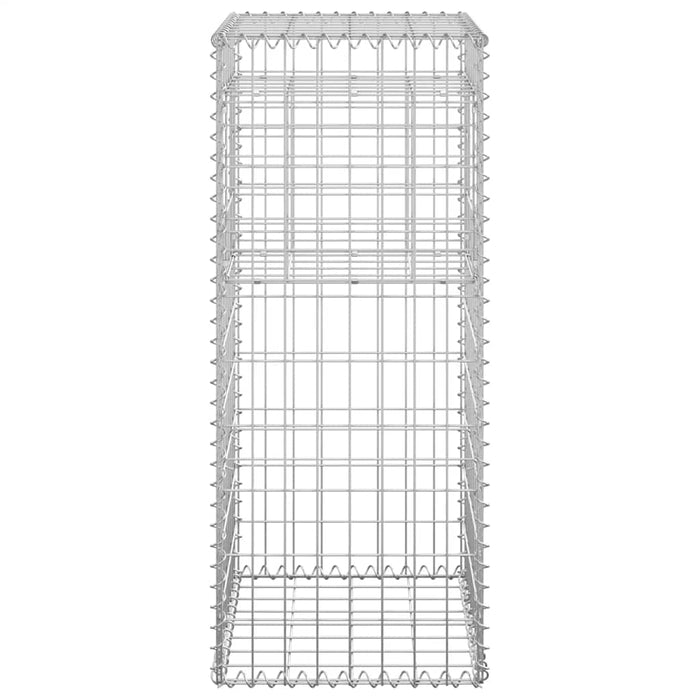 Cesto a Gabbione a Torre 40x40x100 cm in Ferro cod mxl 59831