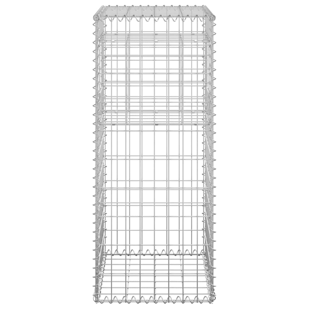 Cesto a Gabbione a Torre 40x40x100 cm in Ferro 151260