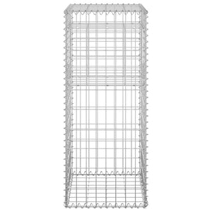 Cesto a Gabbione a Torre 40x40x100 cm in Ferro 151260