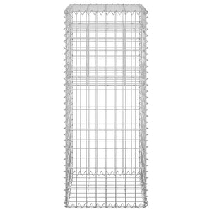 Cesti a Gabbione a Torre 2 pz 40x40x100 cm in Ferro 151261