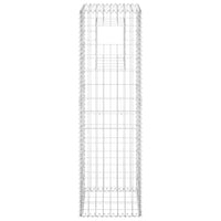 Cesto a Gabbione a Torre 40x40x140 cm in Ferro cod mxl 65544