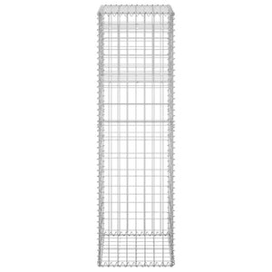 Cesto a Gabbione a Torre 40x40x140 cm in Ferro cod mxl 65544