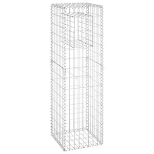 Cesti a Gabbione a Torre 2 pz 40x40x140 cm in Ferro cod mxl 59229