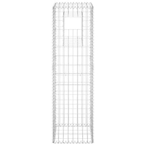 Cesti a Gabbione a Torre 2 pz 40x40x140 cm in Ferro cod mxl 59229