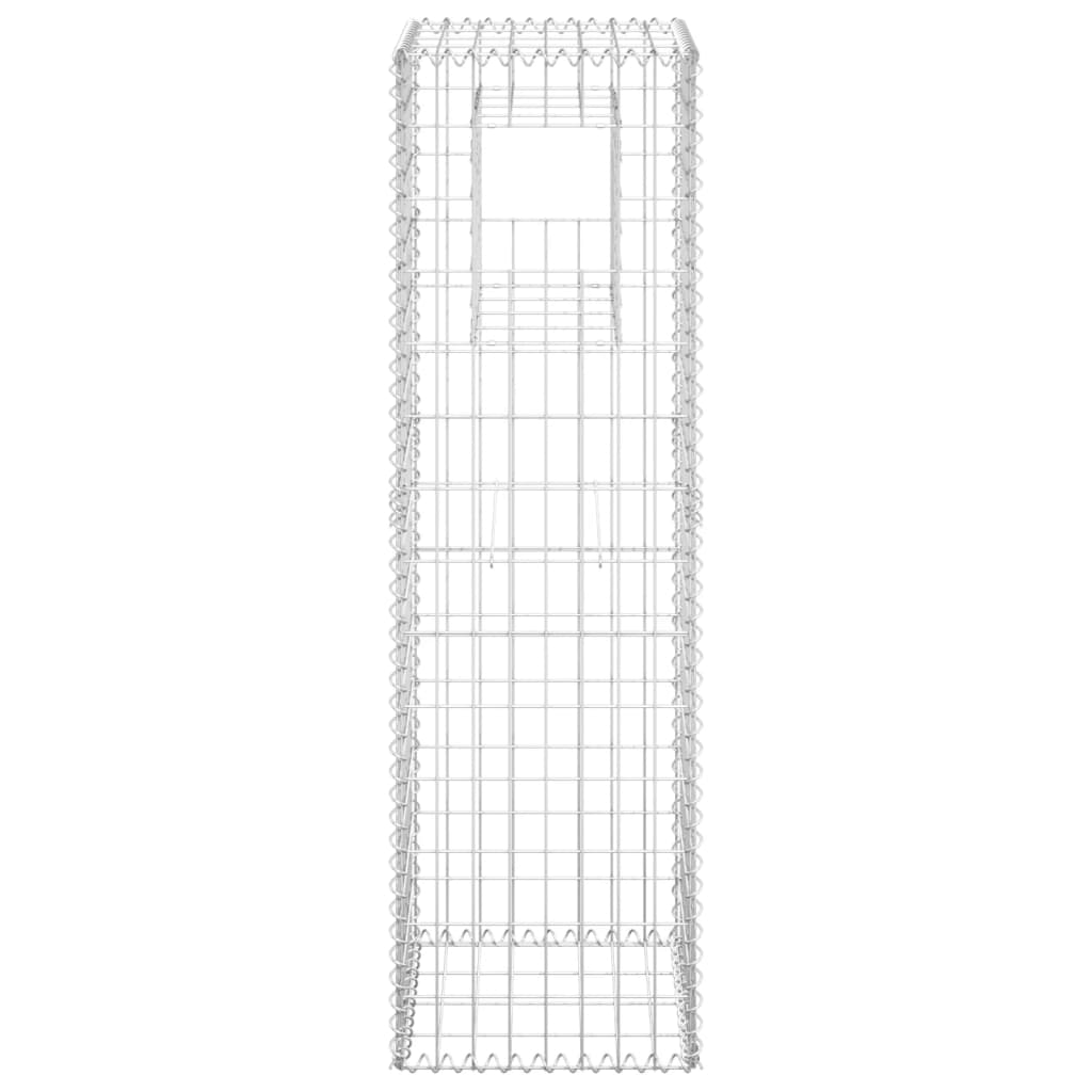 Cesti a Gabbione a Torre 2 pz 40x40x140 cm in Ferro 151263