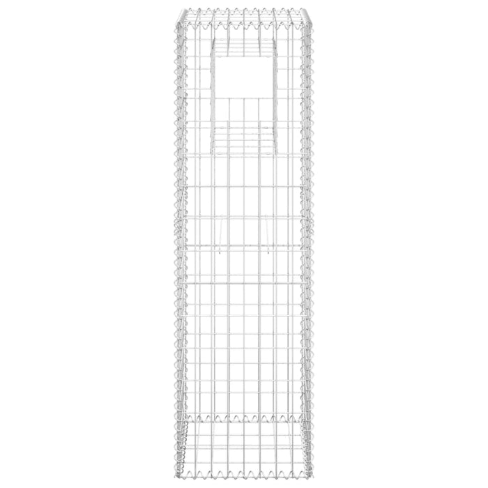 Cesti a Gabbione a Torre 2 pz 40x40x140 cm in Ferro 151263