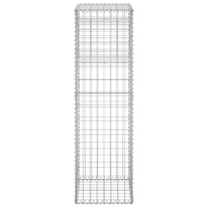 Cesti a Gabbione a Torre 2 pz 40x40x140 cm in Ferro 151263
