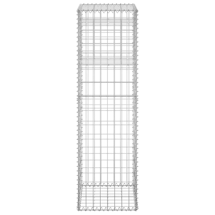 Cesti a Gabbione a Torre 2 pz 40x40x140 cm in Ferro 151263