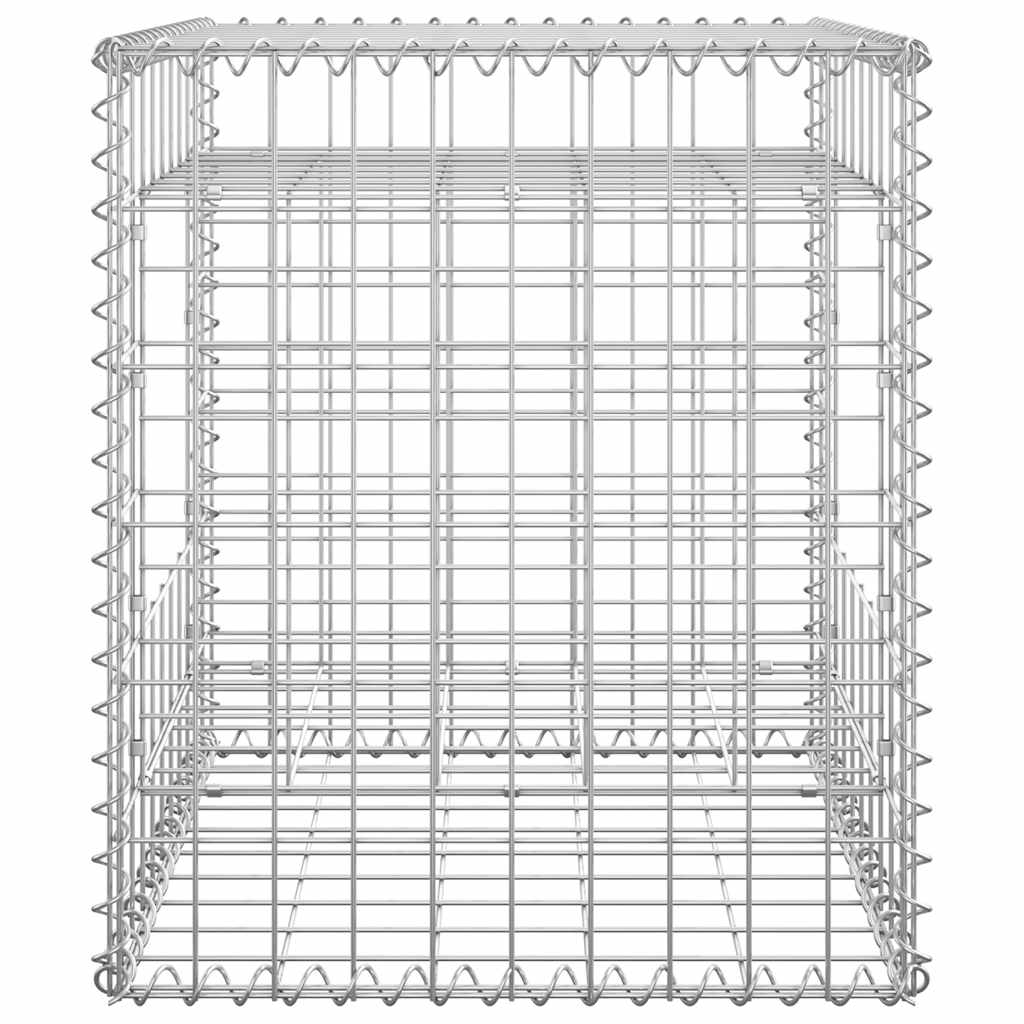Cesto a Gabbione a Torre 50x50x60 cm in Ferro cod mxl 70855