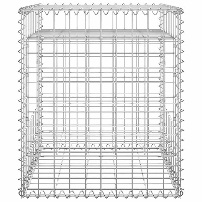 Cesto a Gabbione a Torre 50x50x60 cm in Ferro cod mxl 70855